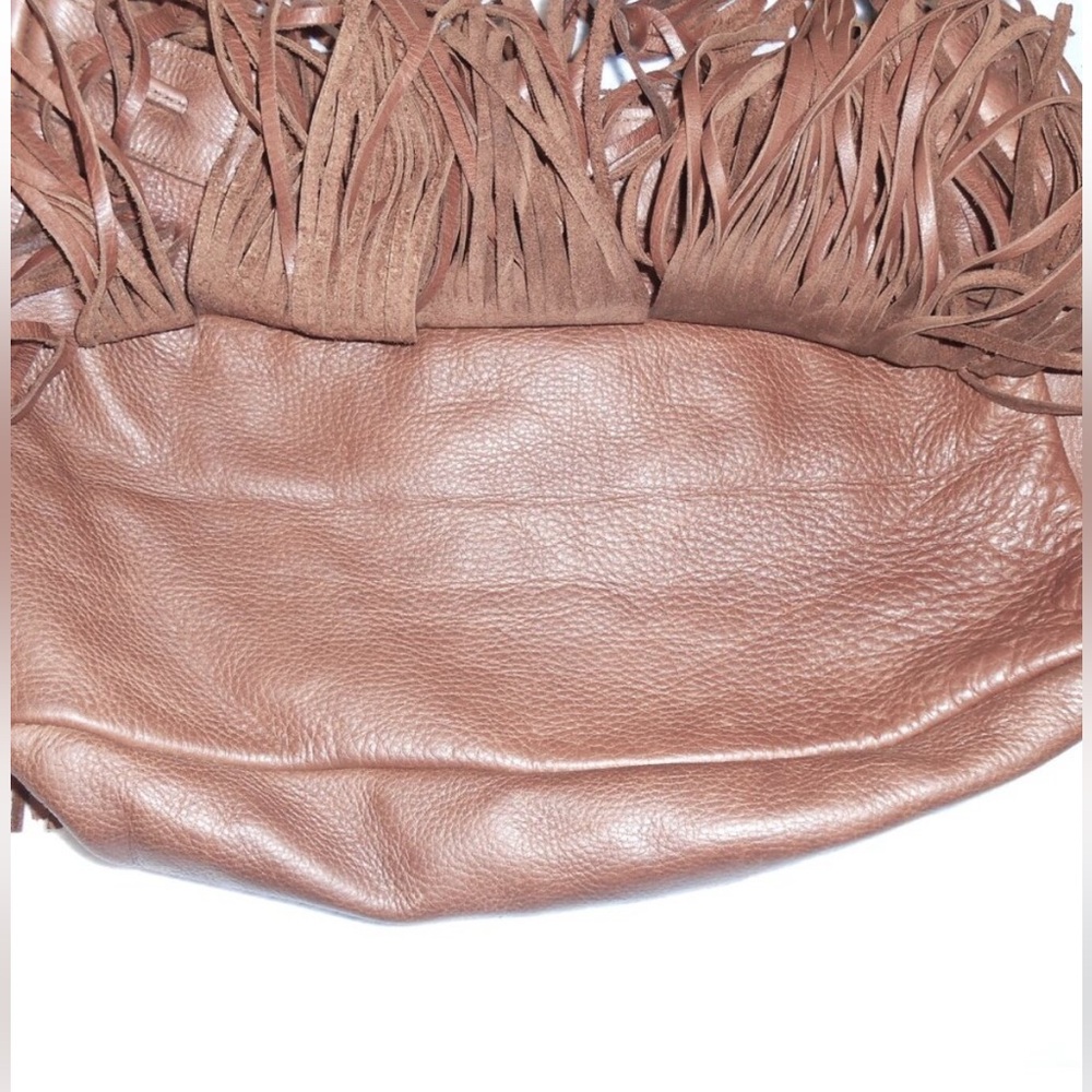 McFadin*****Fringe Brown Shoulder Bag!! - Picture 9 of 12